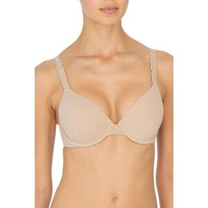 Natori Pure Luxe Full Fit T-Shirt Bra Cafe 36D